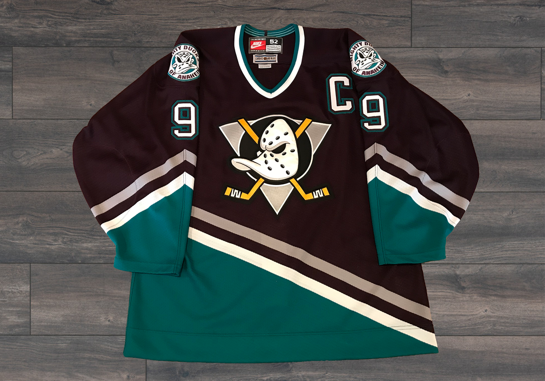 90's Paul Kariya Anaheim Mighty Ducks Authentic CCM NHL Jersey Size 52 XXL  – Rare VNTG