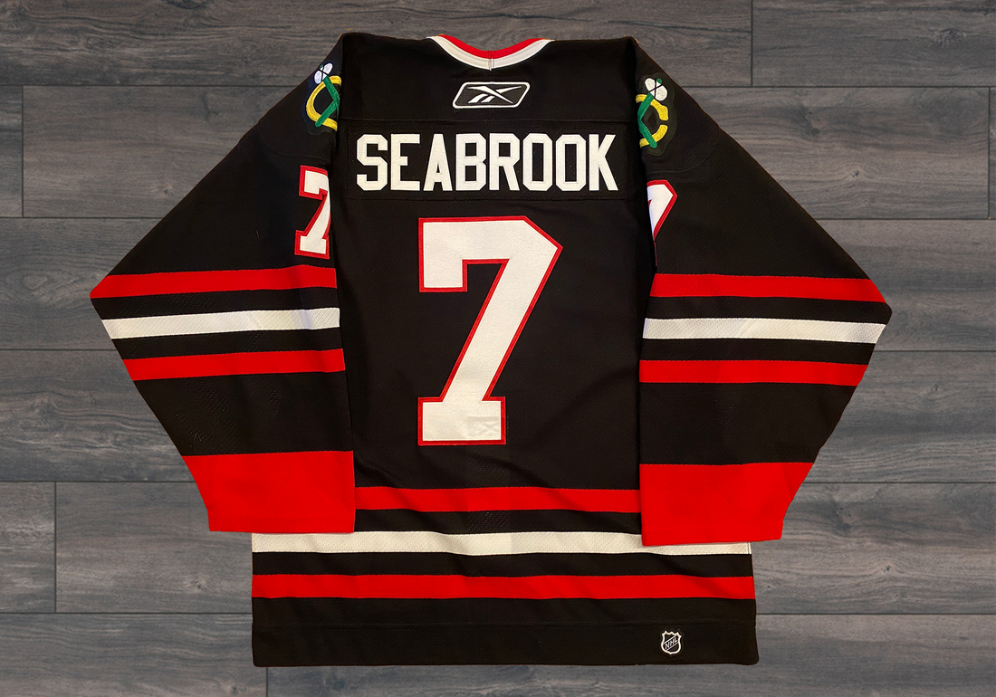 Chicago Blackhawks Brent Seabrook Authentic Reebok CCM Jersey Size 48